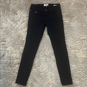 Frame Denim Women's Classic Black Skinny Jeans
